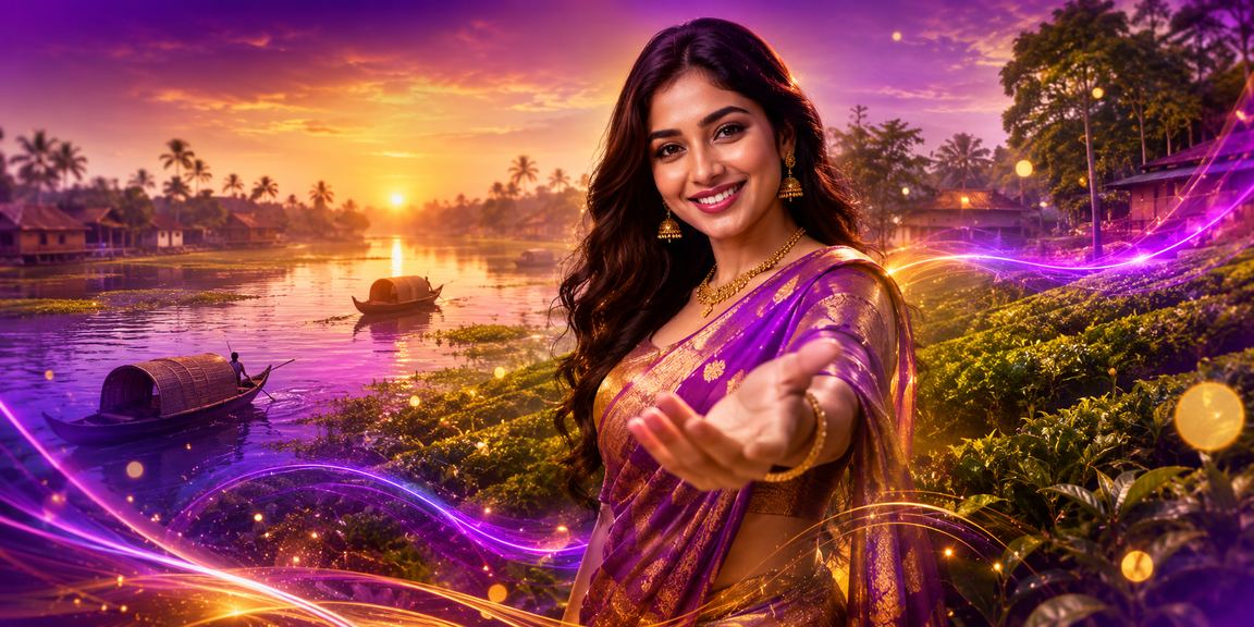 বরিশালের ঐতিহ্যবাহী সাজে বাজাকরা লোকজন